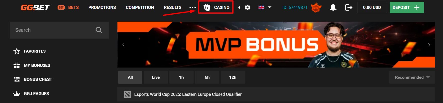 ggbet casino promo code