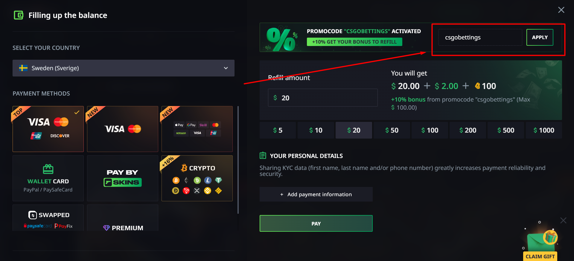 Hellcase Promo Code