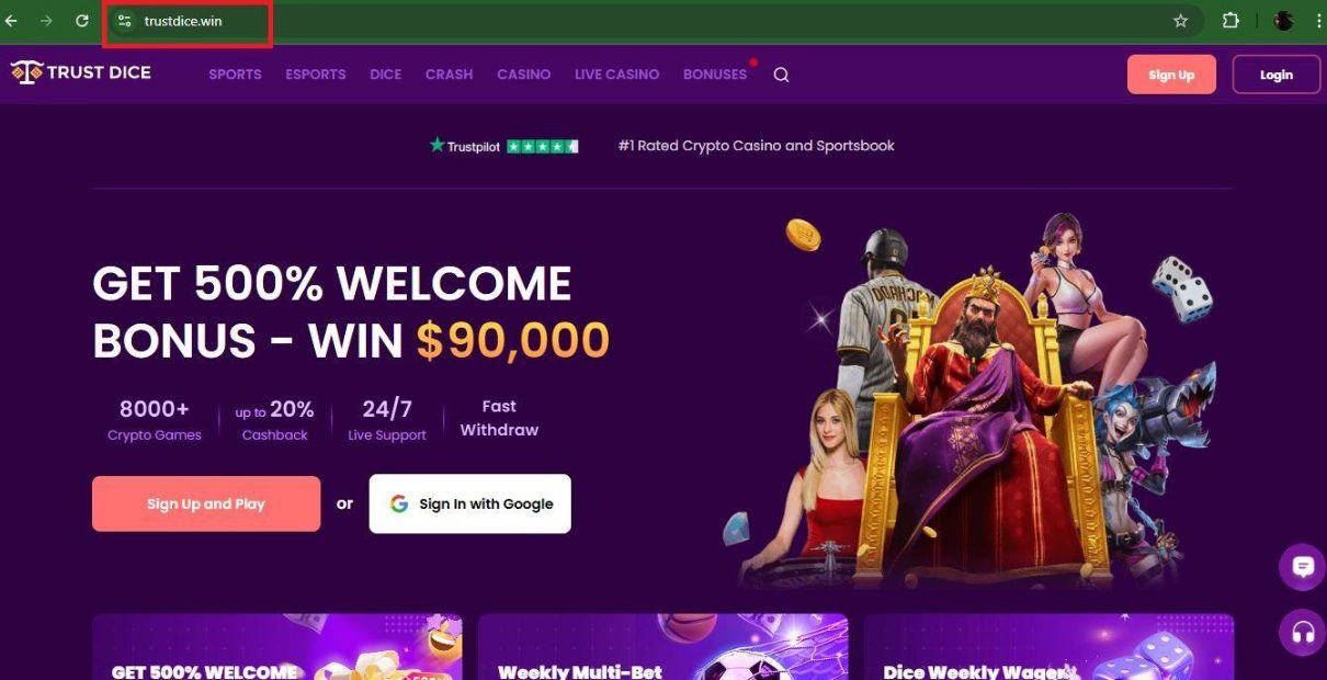 trustdice bonus