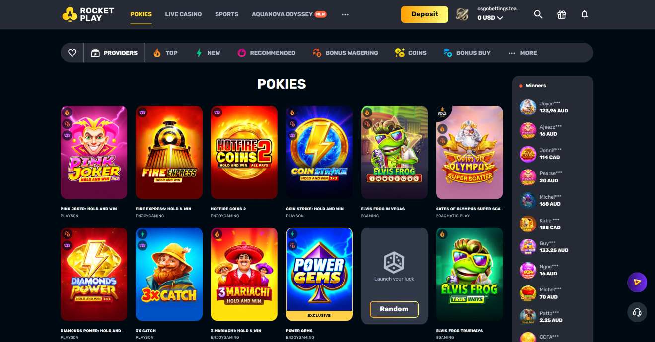 rocketplay casino bonus code