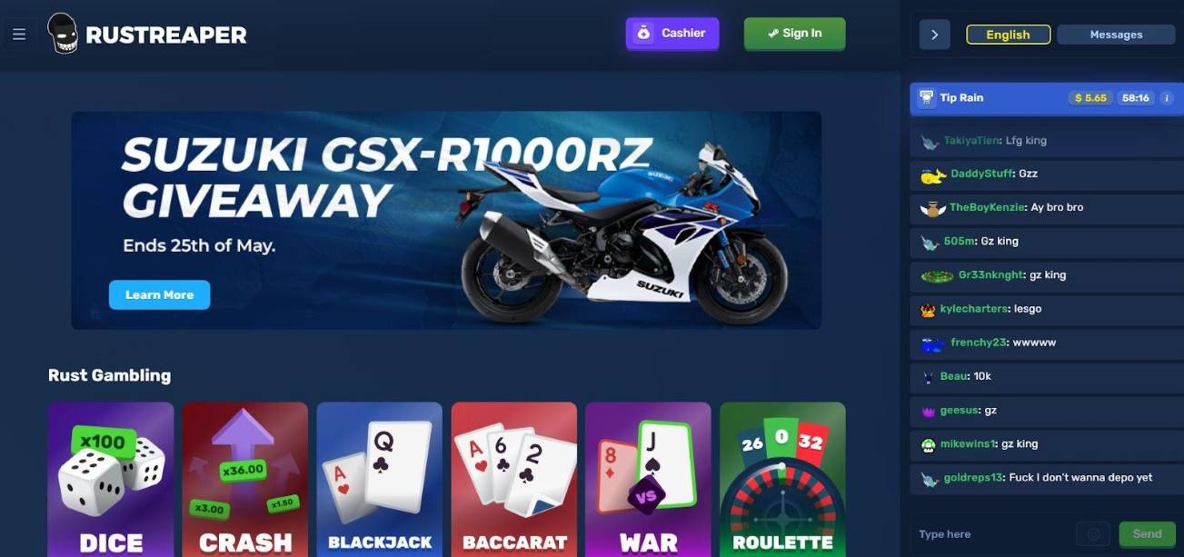 rustreaper code