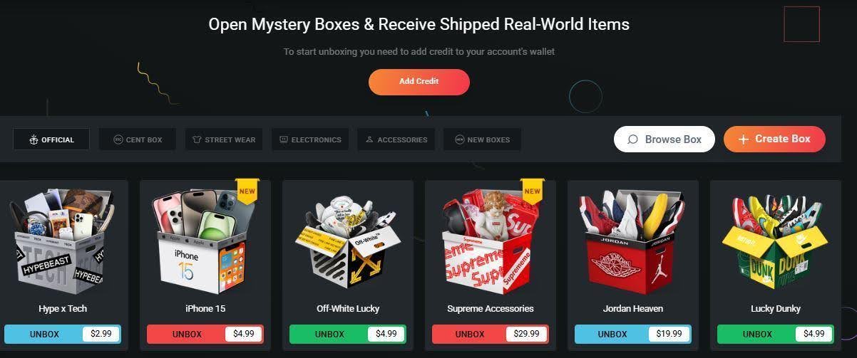 lootie free box code