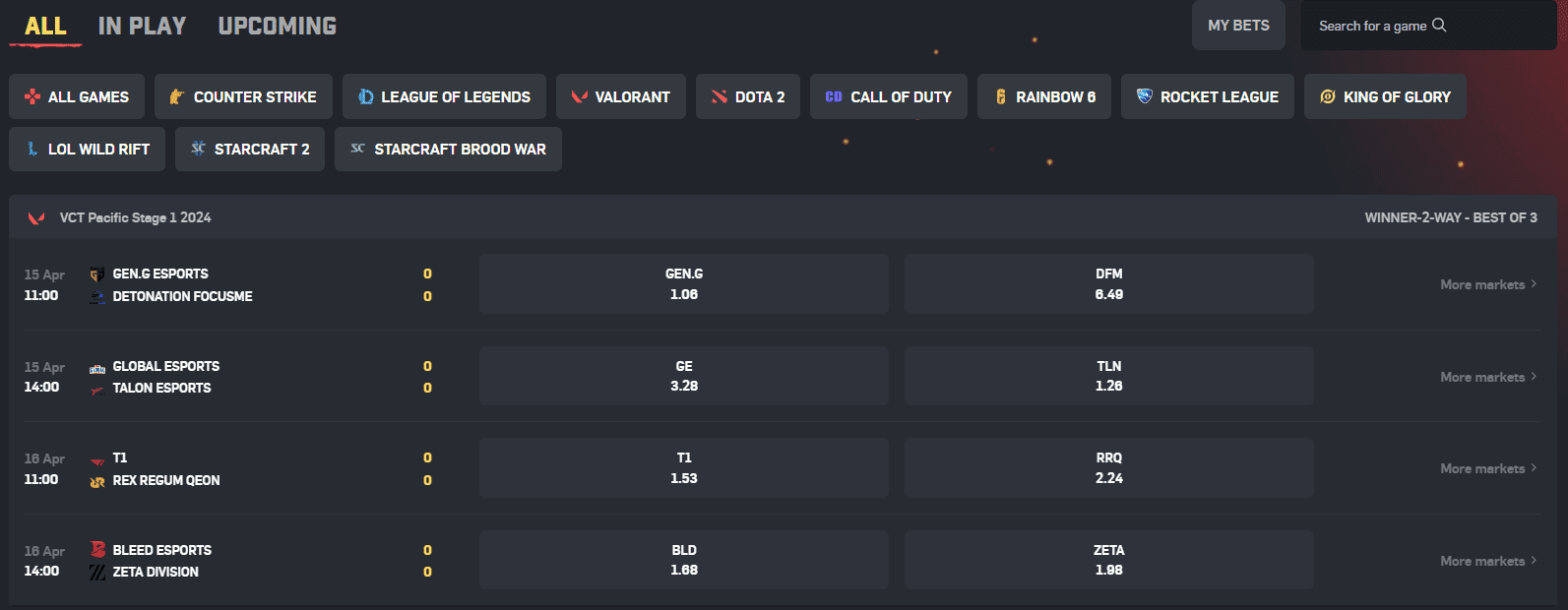 CSGORoll Bookmaker 