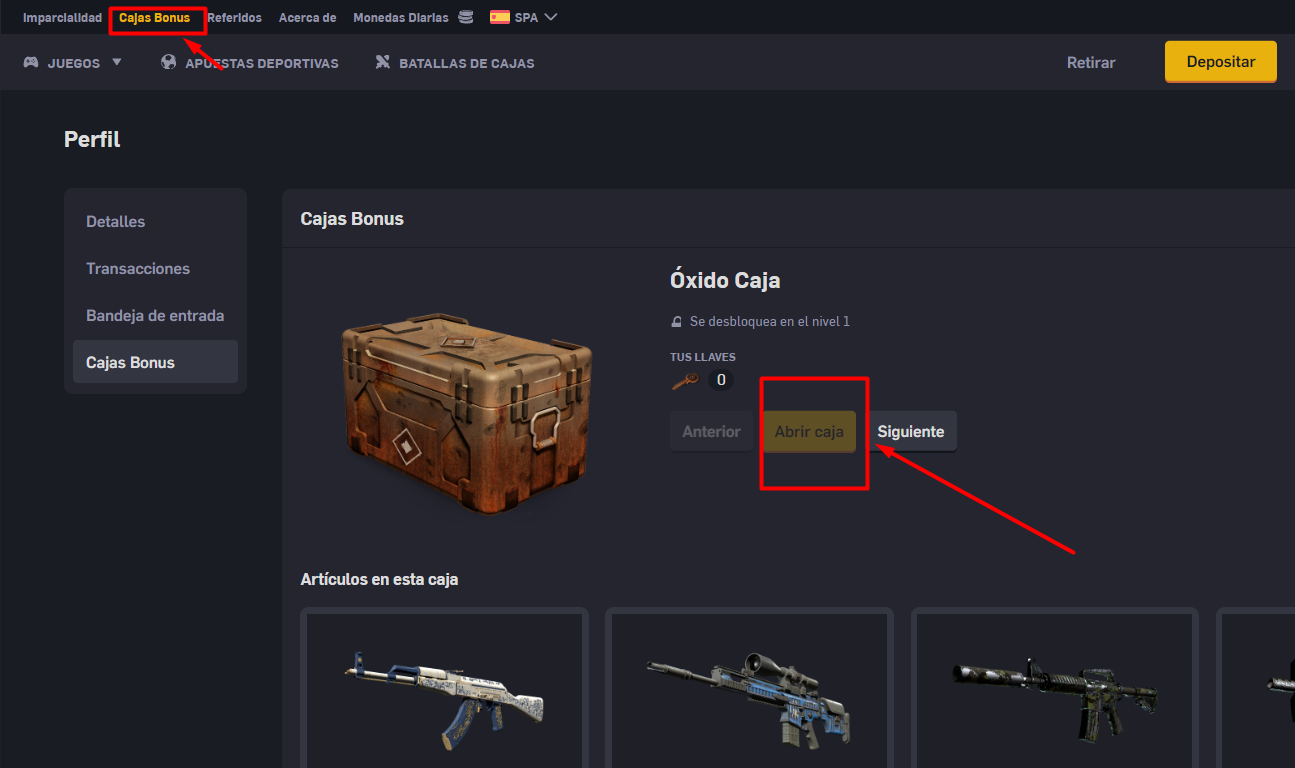 csgoempire código