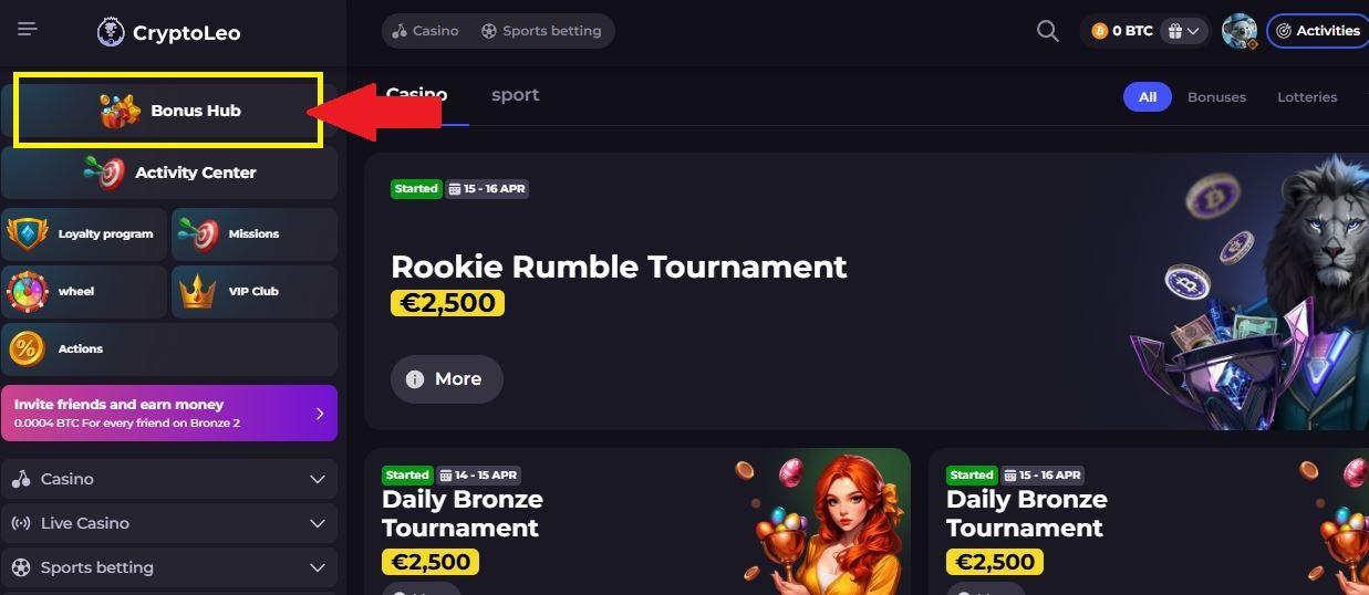 code promo cryptoleo