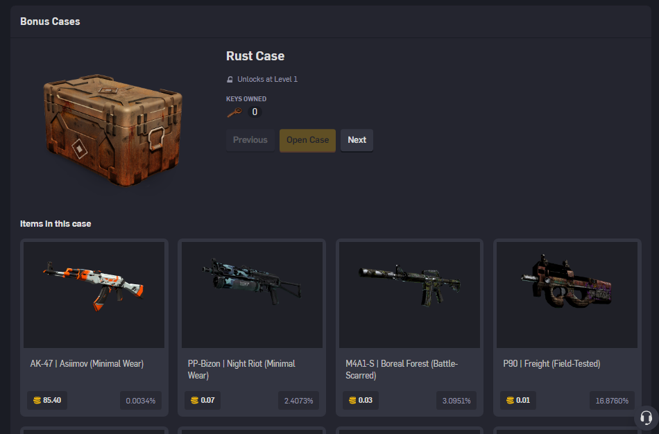 csgoempire bonuses