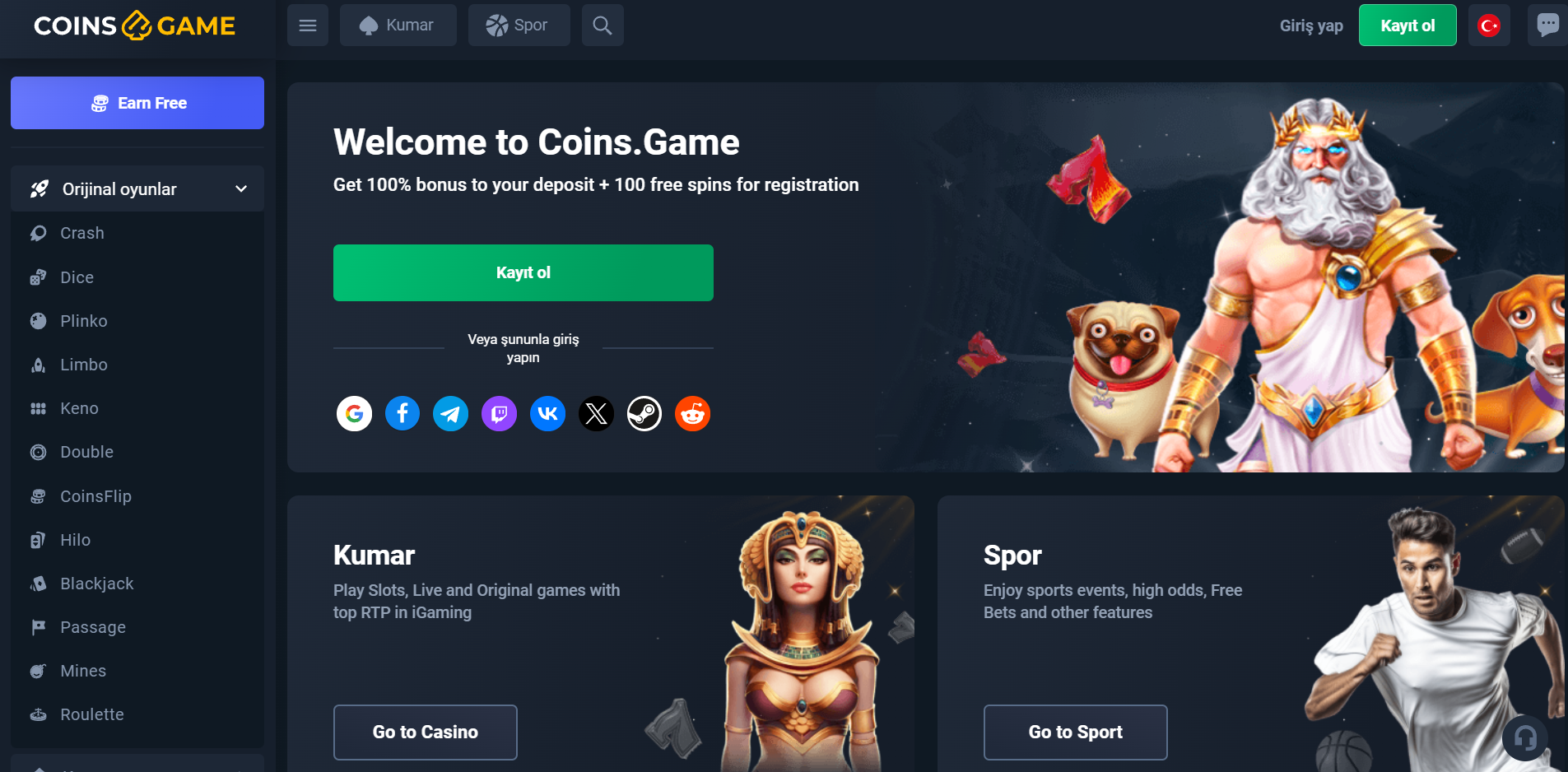 Coins.Game Promosyon 