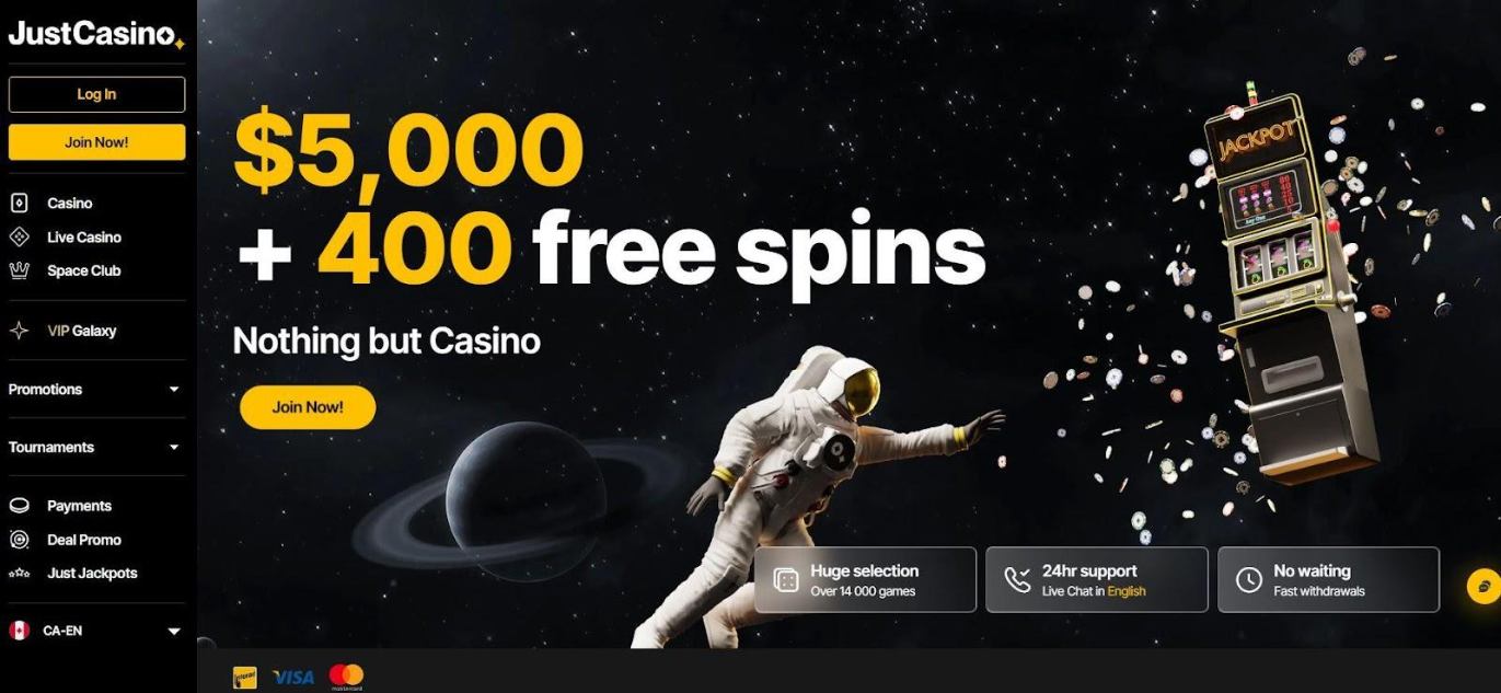 justcasino no deposit bonus