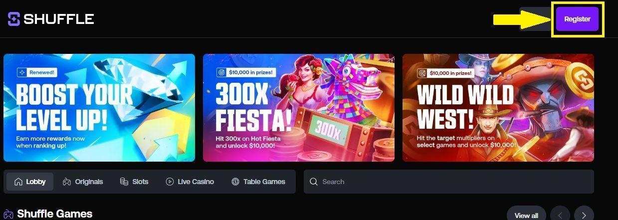 shuffle casino promo code