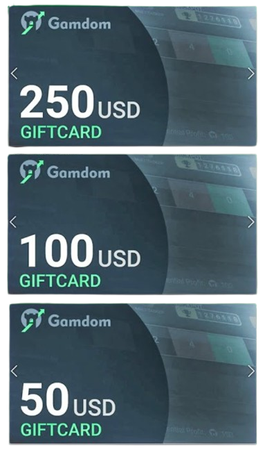 Gamdom gift cards