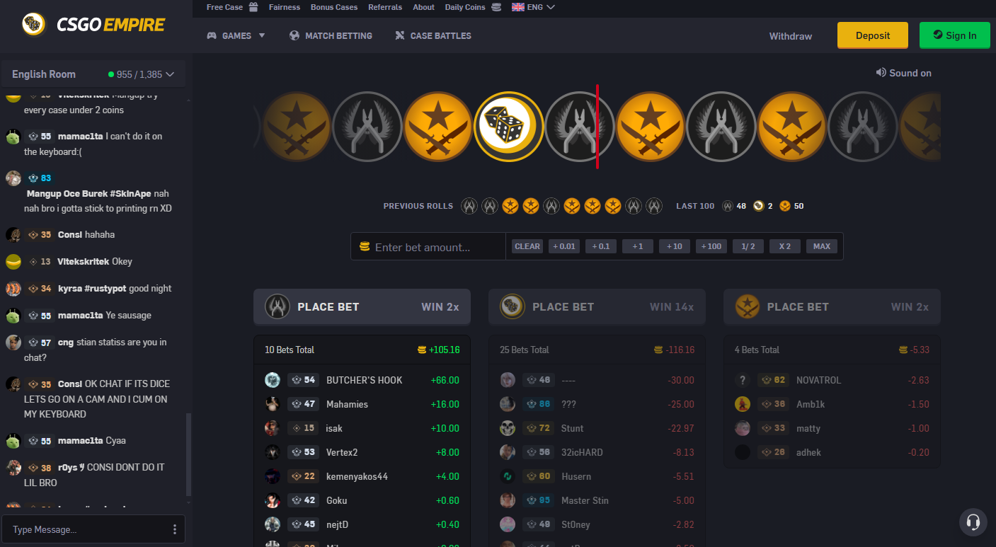 csgo low betting sites