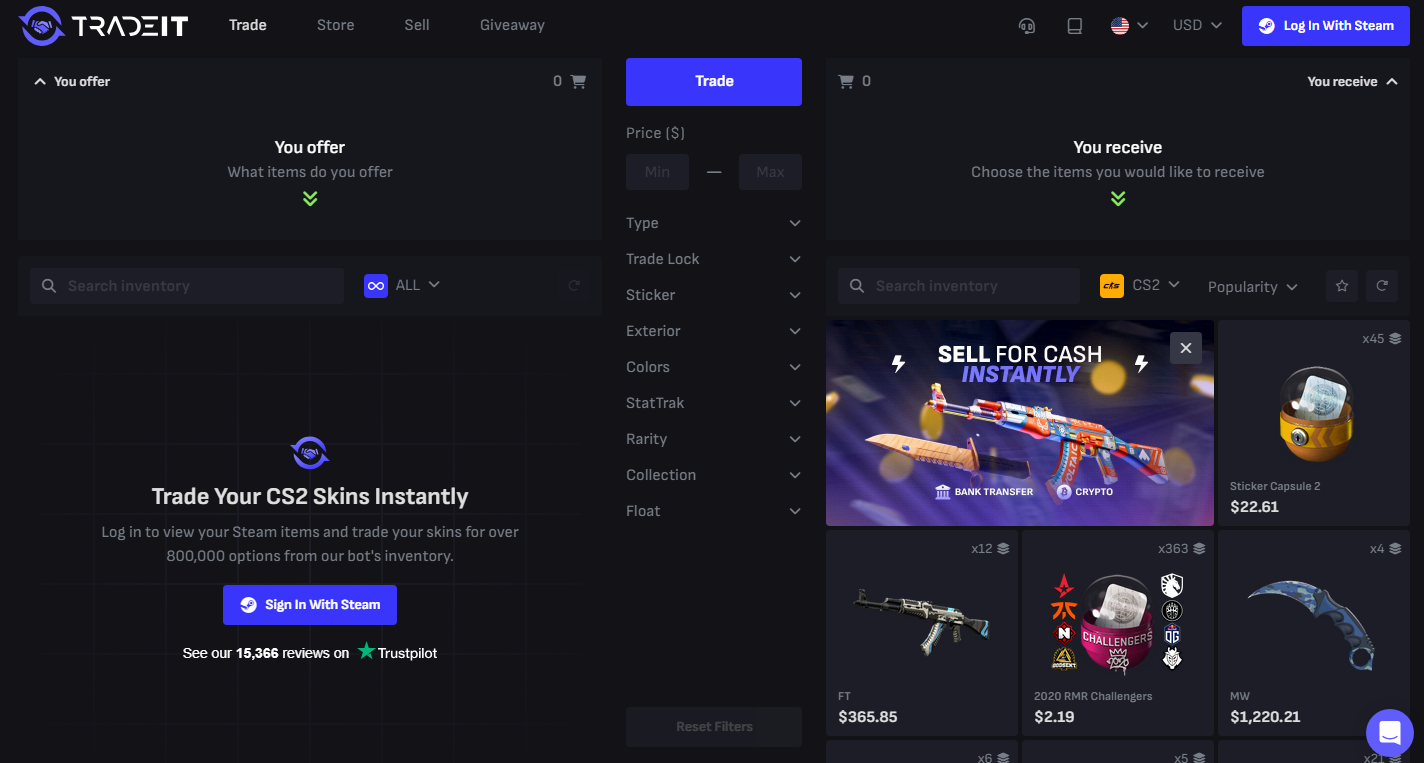 csgo trade sites