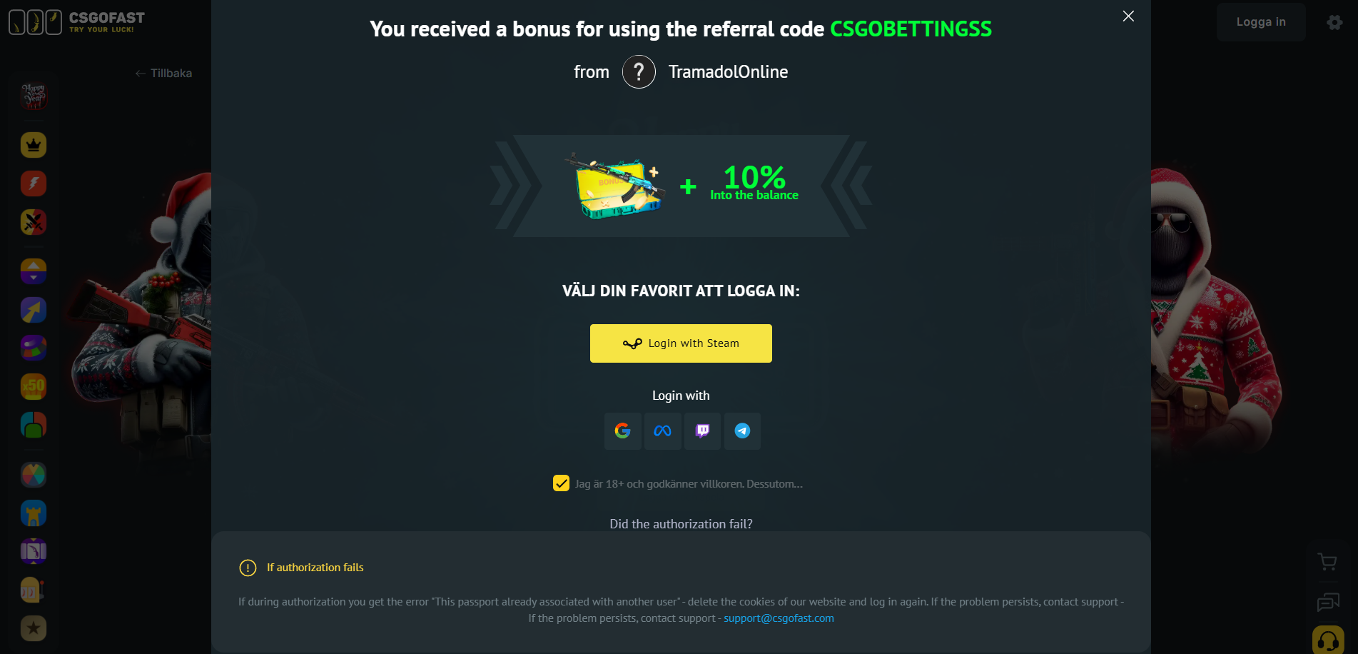 csgofast promo codes