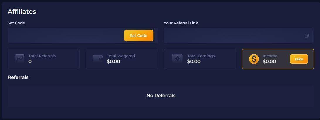 affiliate code rainbet