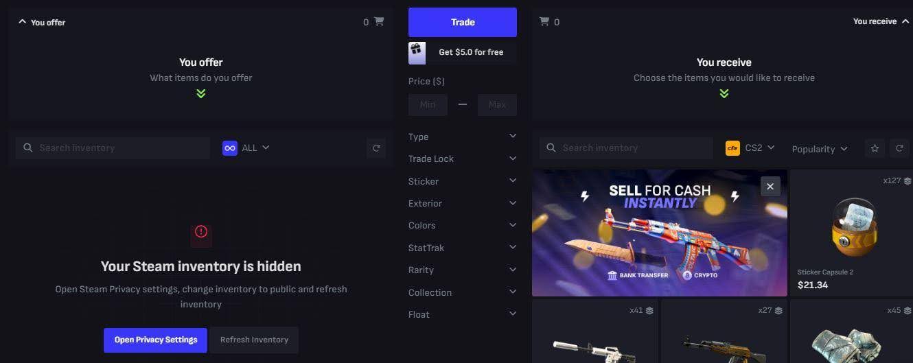 csgo trading sites