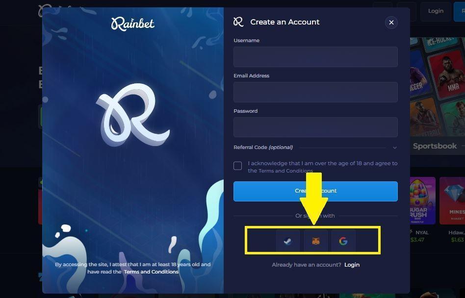 rainbet referral code
