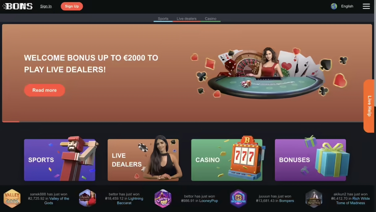 Bons-Casino-premijos-promo-kodas