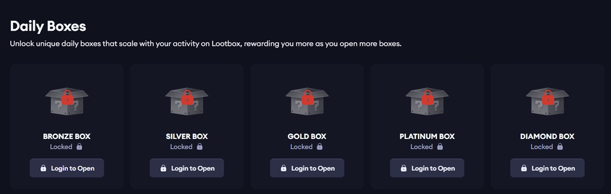 lootbox daily boxes