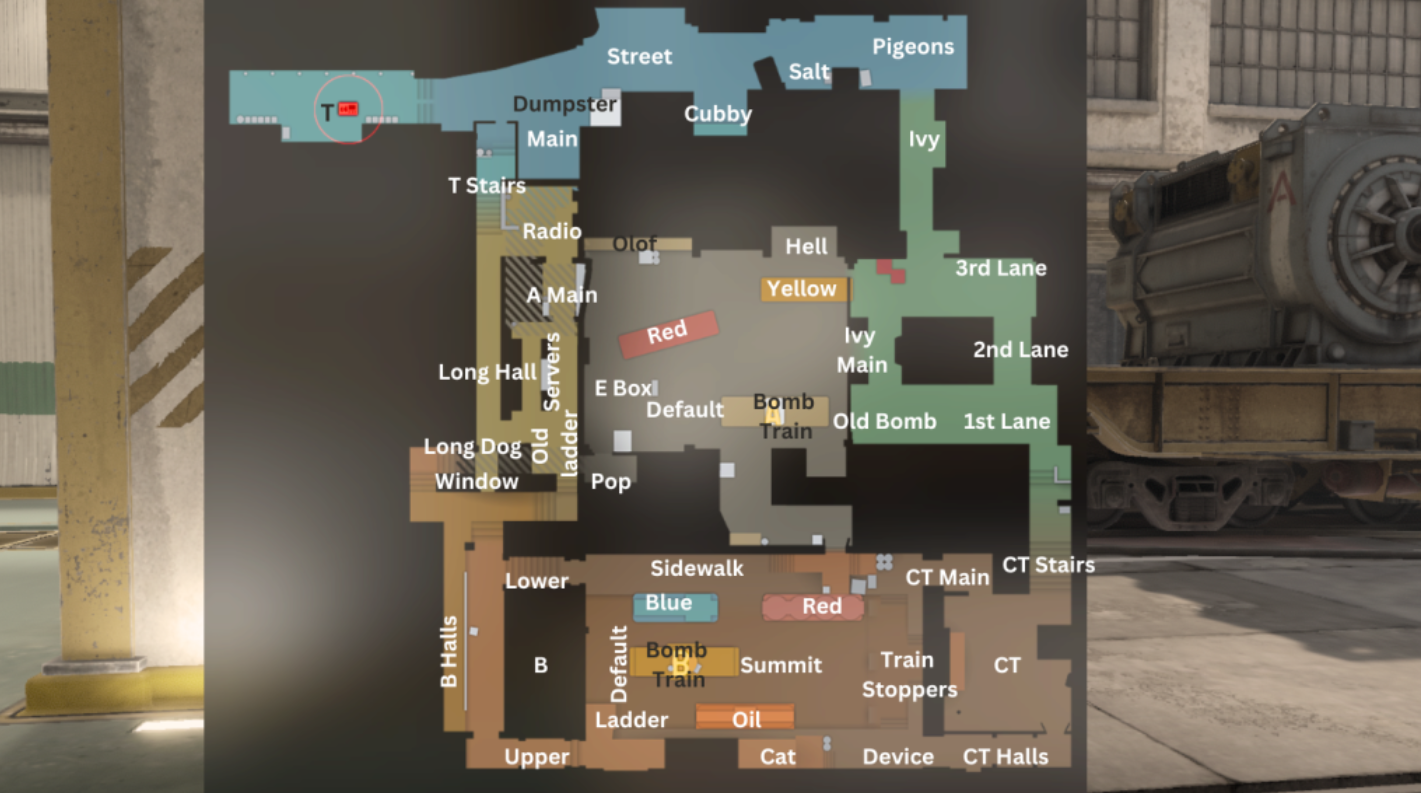 CS2 Train map updated 2025
