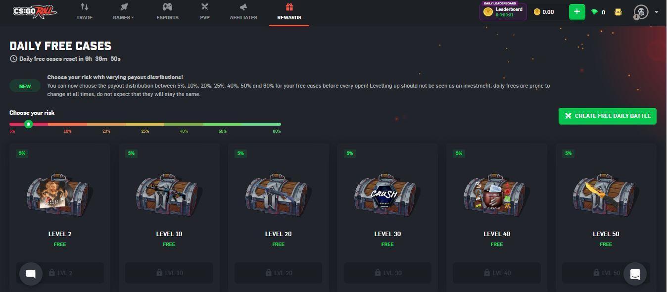can you get free skins in csgo