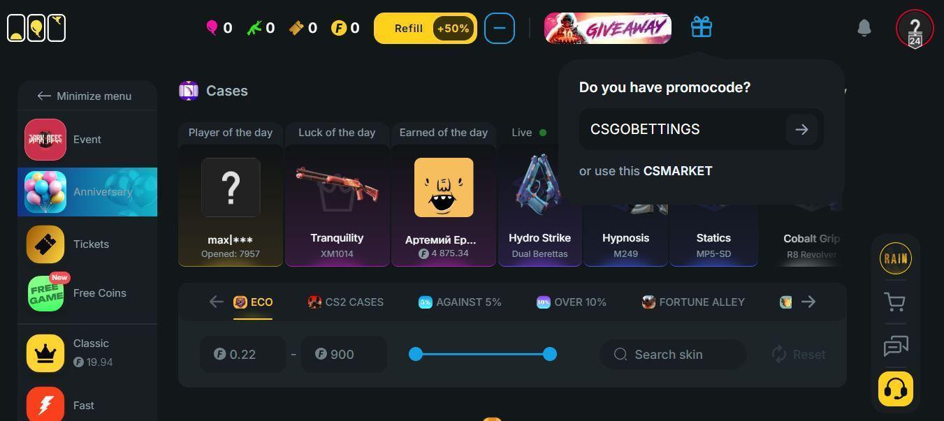 how to get skins cs2
