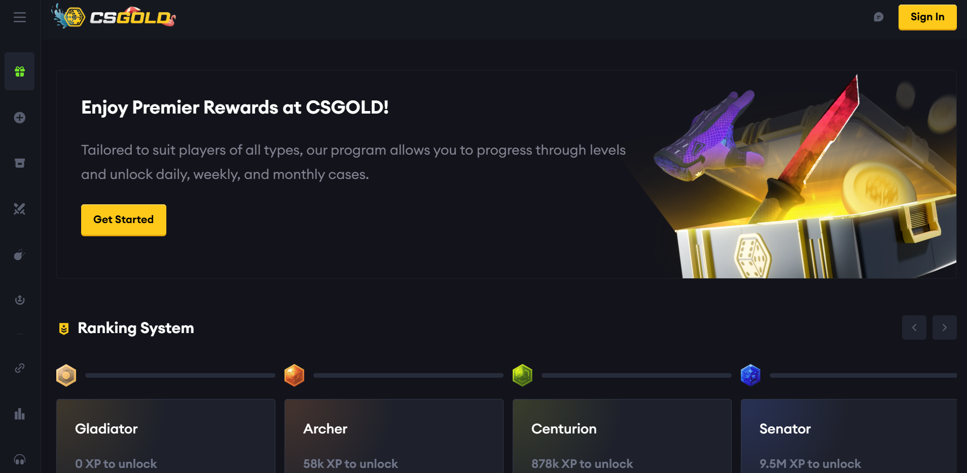 CSGold bonus code