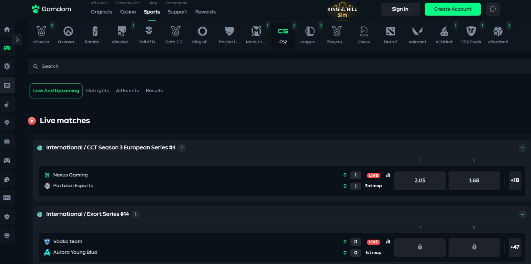 csgo team betting