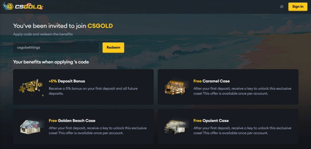 csgold promo code activation