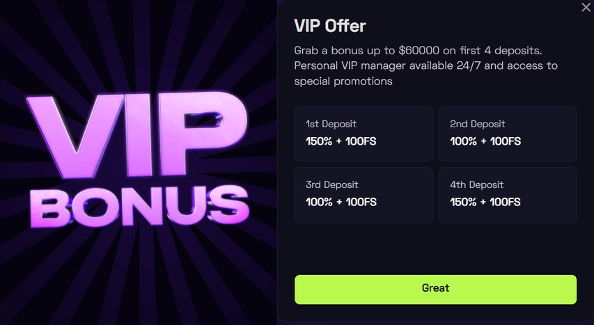 immerion casino VIP offer