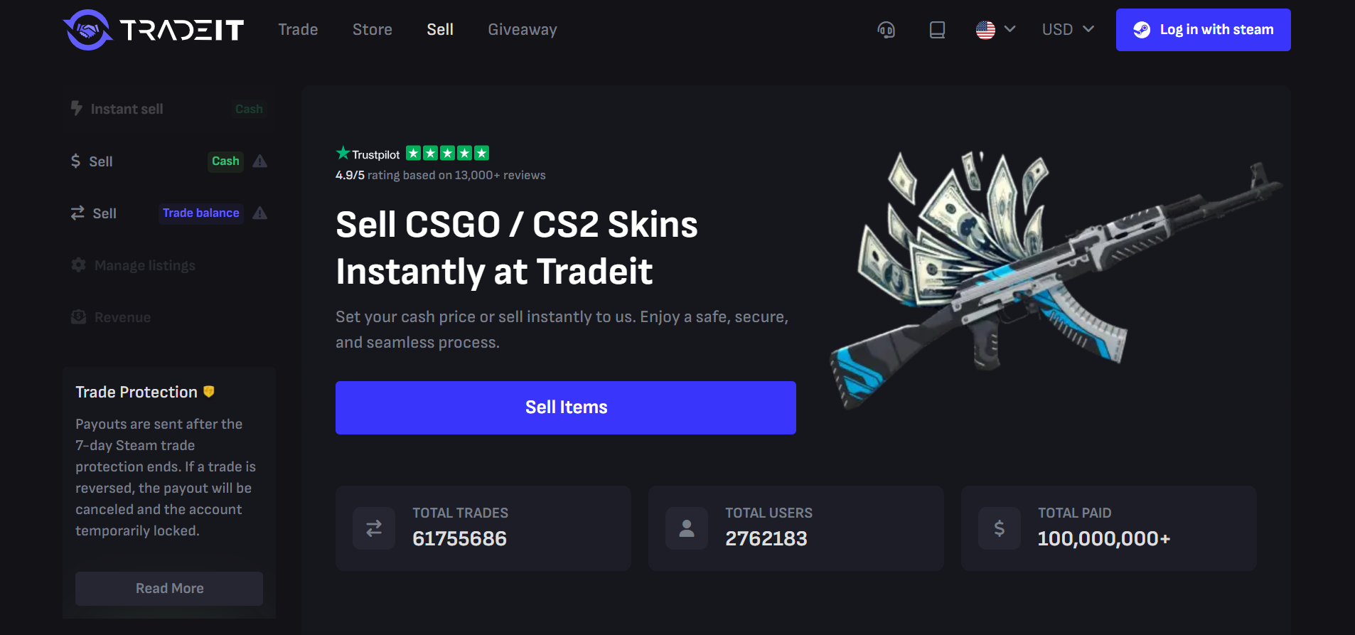 best site to sell csgo skins